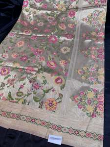 Saree 1: Banarasi silk beautiful golden zari saree