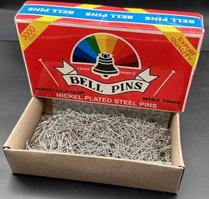 Patke Accessories: Turban Pins ( appx 3000 Pins in Each Box) Per Box