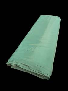 Crape: Pastel Mint color Pure and soft Crepe Silk Fabric (per meter)