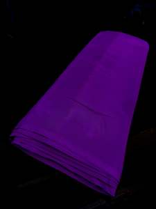 Violet purple color Pure and soft Crepe Silk Fabric (per meter)