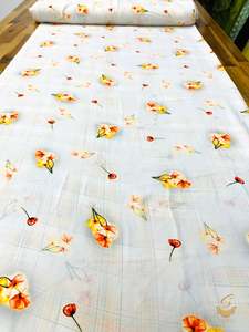 Fiona Digital Print Fabric: Fiona Digital Print beautiful soft fabric(Per meter) 116cm width