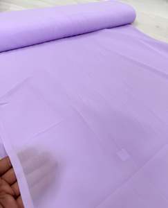 Georgette: Pure and soft Georgette Fabric (per meter)