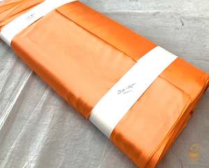 Dark cantaloupe colour japanese satin (per meter) 126cm width