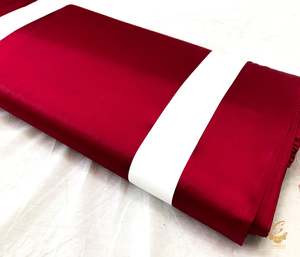 Dark ruby colour japanese satin (per meter) 126cm width