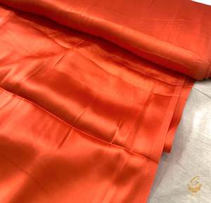 Japanese Satin: Dark scarlet colour japanese satin (per meter) 126cm width