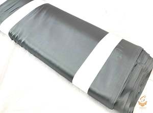 Dark Grey colour japanese satin (per meter) 126cm width