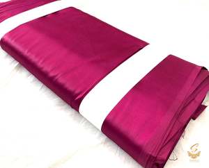 Japanese Satin: Wine colour japanese satin (per meter) 126cm width