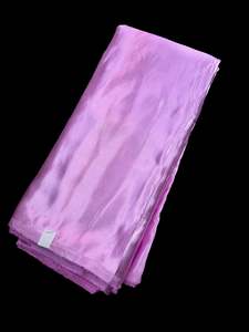 Satin: Lavender Pink colour Satin Silk beautiful soft fabric(Per meter) 112cm width