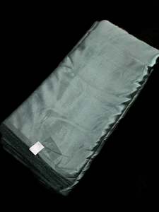 Satin: Green Grey colour Satin Silk beautiful soft fabric(Per meter) 112cm width