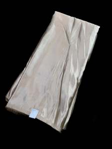 Satin: Dusky Gold colour Satin Silk beautiful soft fabric(Per meter) 112cm width