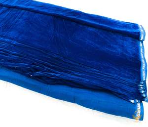 Dark Zaffre Blue colour velvet fabric (per meter) 117 cm width