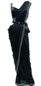 Size 40 (Upto 42) Sequinned work designer readymade blouse with handwork border &hellip;