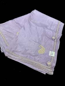 Heavy Work Sarees 1: (Video clip attached)Lavender color Very very soft organza base fabric With Beautiful handwork all over on Saree and border