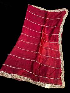 Heavy Work Sarees 1: Jimmy Choo base fabric With Beautiful handwork all over on Saree and border