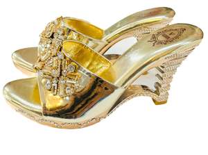 Stone Studded Soft Cushioned Designer Heels