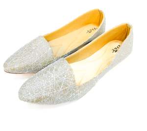 Womens Fancy Jutti Back Open Jutti: Shimmery Design Belly