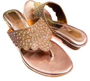 Stone beaded beautiful flats