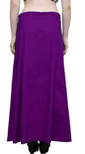 Violet colour waist size-44 inch Under skirt or peticott in cotton fabric