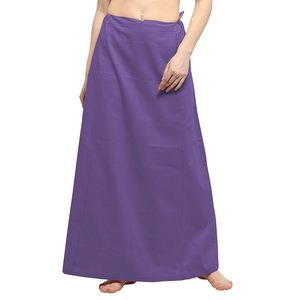 Light Purple colour waist size-44 inch Under skirt or peticott in cotton fabric