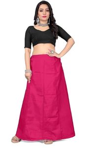 Hot Pink color cotton Petticoat