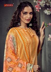 Woolen Warm Suits Unstitched Fabrics: Designer Woolen Collection Fabric TOP :- *Pashmina jacquard Print with exclusive Swarovski Diamond WORK cut:-2.50 mtr appx BOT:- *Heavy spun bottom 2.50mtr Dupatta:- TWILL SHAWL * PRINTED 2:25 cut Size: Unstitched