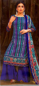 Woolen Warm Suits Unstitched Fabrics: Designer Woolen Collection Fabric : Pashmina Top :- Pashmina Digital Style Print | (2.50 mtrs) Bottom :- Pashmina Spun | (2.60 mtrs apx) Dupatta :- Pashmina Shawl | (2.25 mtr) SIZE : Unstitched