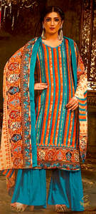 Woolen Warm Suits Unstitched Fabrics: Designer Woolen Collection Fabric : Pashmina Top :- Pashmina Digital Style Print | (2.50 mtrs) Bottom :- Pashmina Spun | (2.60 mtrs apx) Dupatta :- Pashmina Shawl | (2.25 mtr) SIZE : Unstitched