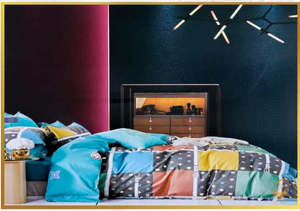 Cotton Bed Sheets: King Size Bedsheet for Double Bed108 Inches X 108 Inches Multicoloured Printed Glace Cotton Bed Sheet With Pillow Covers (Size Bed Sheet :- 275 * 275 Cms(Appx) 2 PCS Pillow Cases: -46 *69 +5cms (Appx) Washing Instructions :- Hand/Machine Wash , Do Not Ble