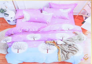Cotton Bed Sheets: King Size Bedsheet for Double Bed108 Inches X 108 Inches Pink colour floral Printed Glace Cotton Bed Sheet With Pillow Covers (Size Bed Sheet :- 275 * 275 Cms(Appx) 2 PCS Pillow Cases: -46 *69 +5cms (Appx) Washing Instructions :- Hand/Machine Wash , Do No