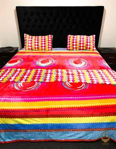 Bed Sheets With Duvet Cover: (250 Cm X 260 Cm ) Warm/Winter Super Soft Fleno Super King Size Bedsheet With Double Pillow Cover & Duvet Cover Special Feature:- Fade Resistant , Superior Quality – No Color Fading As You Use, Extremely Durable, Easy To Care And Environmental Friendly