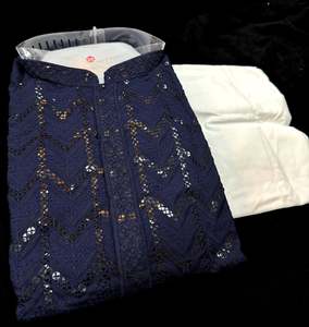 Pure Rayon Based Beautiful heavy Embroidery Work At Front And Back With Sequins &hellip;