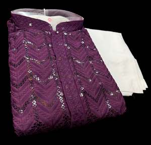 Pure Rayon Based Beautiful heavy Embroidery Work At Front And Back With Sequins &hellip;