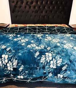 Beautiful Floral Design 220 X 230 Cm Heavy Weight Quilt With Microfibre Filling &hellip;