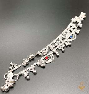 Kids Anklets: Kids beautiful anklets 16cm (Not original silver)