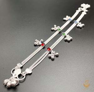 Kids beautiful anklets (Not original silver)