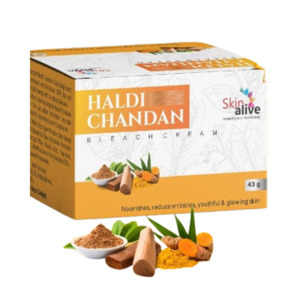 Bleach: (Salon Pack)Skin Alive SA Haldi Chandan Bleach Cream 250g