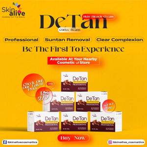 (Salon Pack)Skin Alive DE TAN Bleach Cream 250g