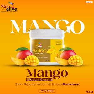 (Salon Pack)Skin Alive SA Mango Bleach Cream 250g