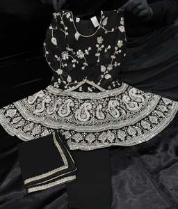 Pure and soft georgette based embroidery with sequined work girls Anarkali suit &hellip;