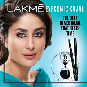 Eyeliner Kajal: Lakme Eyeconic Kajal, Deep Black