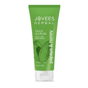 Jovees Papaya & Honey Face Scrub| With Honey & Neem|Normal to Dry Skin