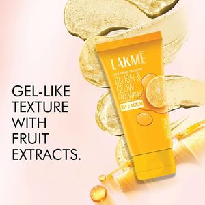 LAKMÉ Blush & Glow Exfoliating Face Wash With Vitamin C Serum, Brightening And &hellip;