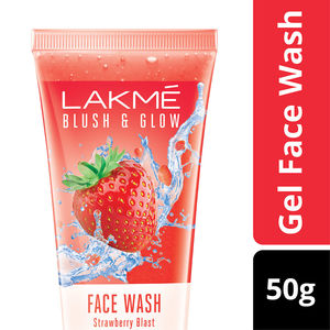 Face Wash: Lakme Blush & Glow Strawberry Blast Facewash 50 g