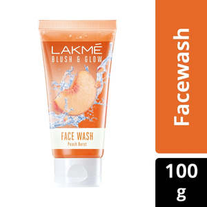 Face Wash: Lakme Blush & Glow Peach Burst face wash 100 g