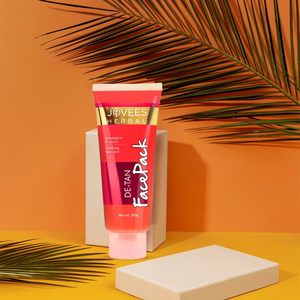 Face Pack: Jovees Herbal De-Tan Face Pack | Contains Wheat Germ and Carrot | For Tan Removal and Skin Revitalization | Bright and Glowing Skin | 100% Herbal | Paraben...