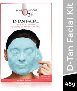 Facial Kits: O3+ D Facial kit for tan removal & brightness for tanned & dull skin 45g