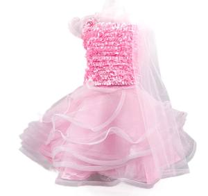 Girls Frocks: Party Wear Fancy Crop Top With Skirt For Girls
