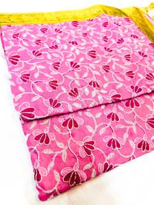 Rumala Sahib: Cotton based Embroidery work Rumala Sahib Double Set With Palkan