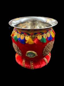Red color beautiful Decorated Shagun Gadvi/Lota