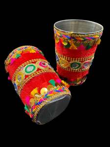 Steel glass with Beautiful Decorated work